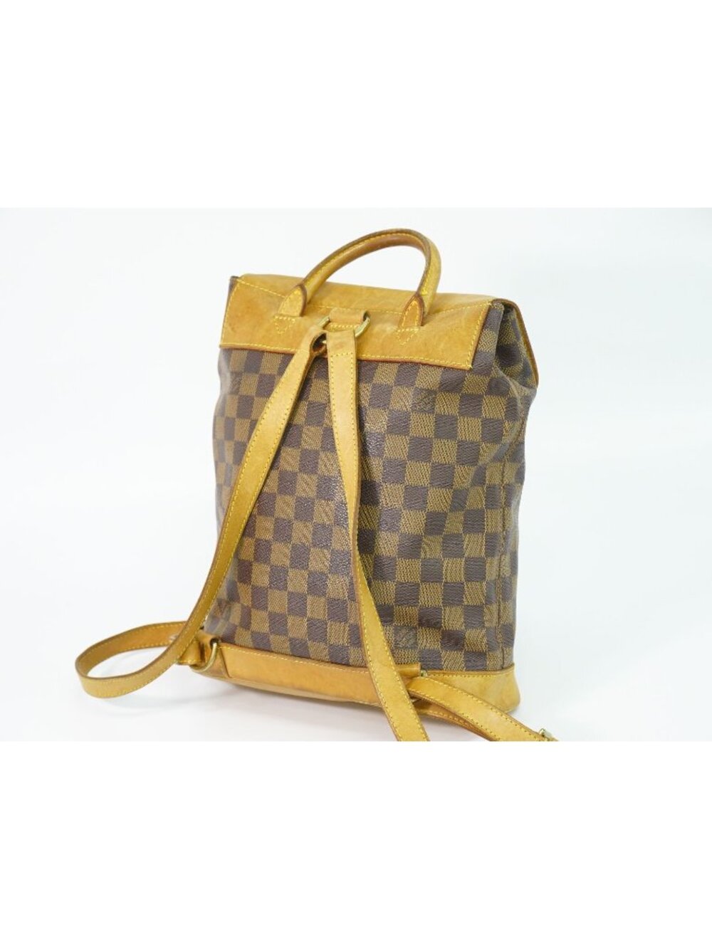 Louis Vuitton LV Harlequin Anniversary Damier Ebene Backpack Brown - Picture 2 of 9